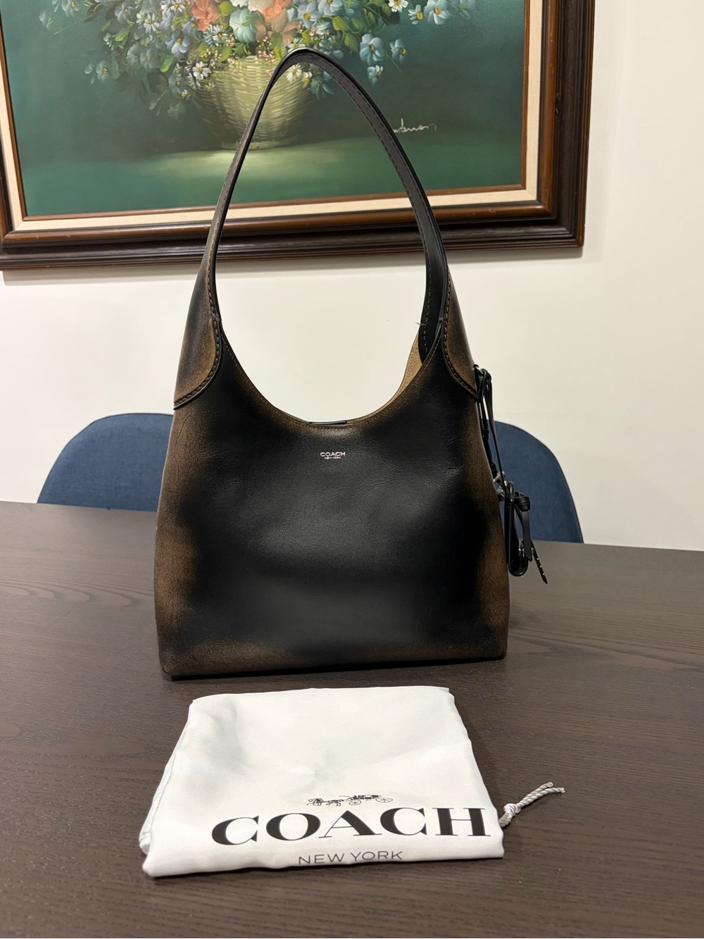 Coach Brooklyn 28 in Loved Leather